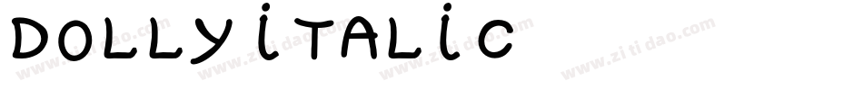 Dolly Italic字体转换